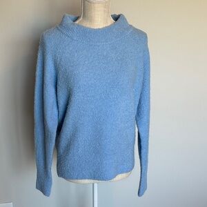 Ann Taylor Soft Blue Cowl Neck Sweater